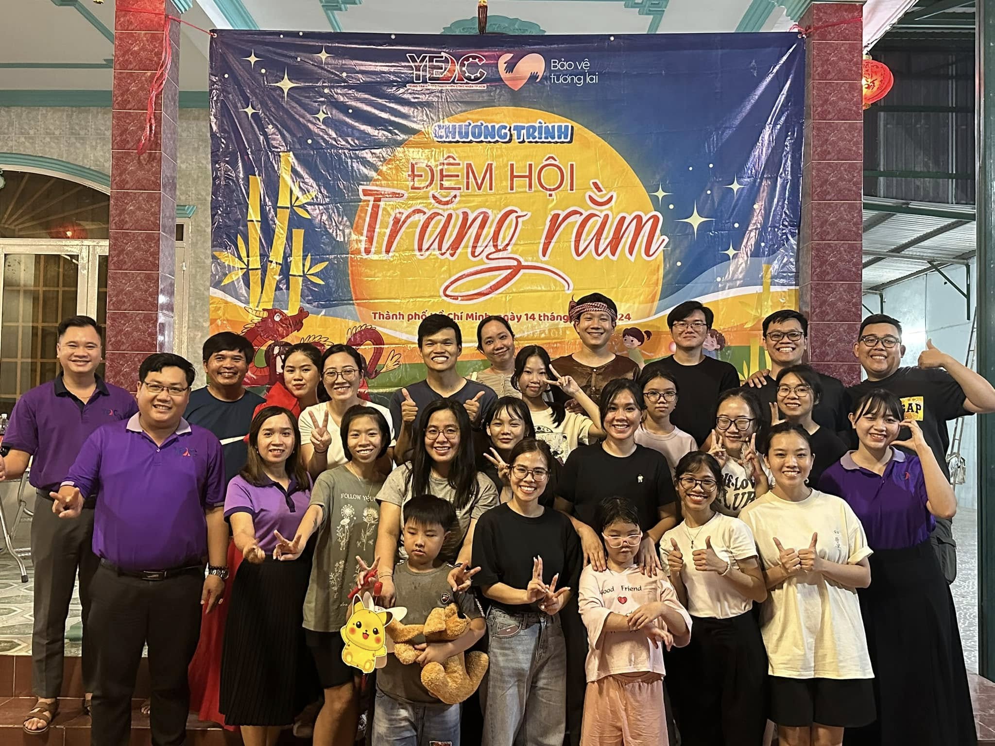 Đêm hội trăng rằm cùng con em công nhân; 14/9/2024.