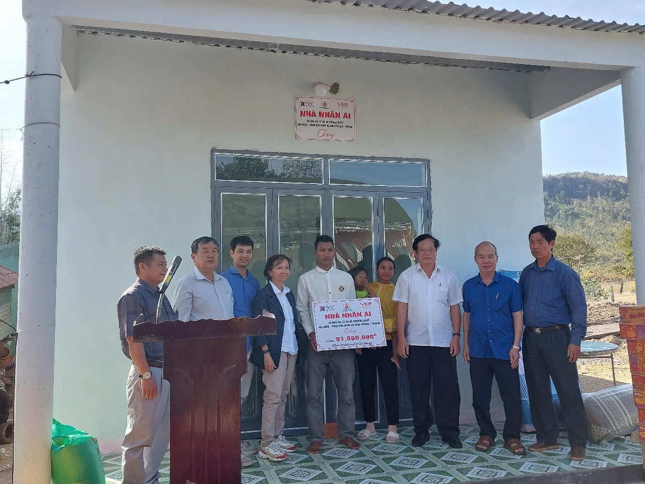 Khánh thành Nhà Nhân Ái số 3 cho Kpuih Út, 17/1/2025
