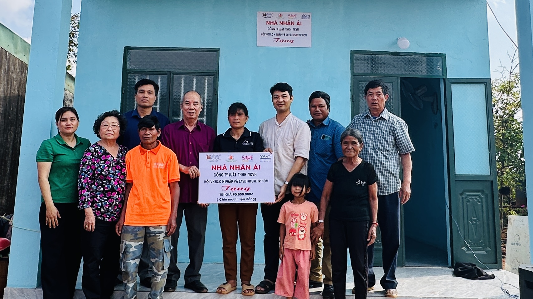 Khánh thành Nhà Nhân Ái số 4 cho Siu Me, 16/3/2025.