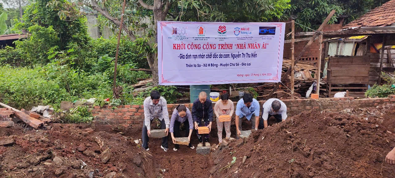 Khởi công xây Nhà Nhân Ái số 9 ngày 10/6/2025
